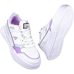 Casual Sneaker for Women| Soft Cushioned Insole & Lightweight | Stylish Lace-Up Shoes with Casual Outfits | Trendy Sneakers | Shoes for Women