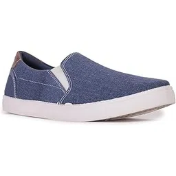 Mens Denim Blue Casual Shoes - 10 UK (8599385)