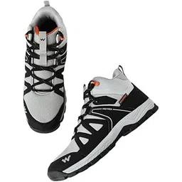 Water Repellent Trekking Shoes for Men | Hiking Shoes for Men for Outdoor | High Ankle Shoes | Anti Skid Boot | High Neck | EVA Insole | Black