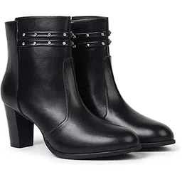 Boot 112 Women’s Ankle Boots | Stylish Everyday Boots | Soft PU Upper, Smooth PU Lining, Cushioned EVA Foam Insole, Durable Tunit Grip Sole, Lightweight All Day Comfort