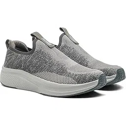 Wonderwalk Pro-21 Men’s Walking Shoes | Lightweight Slip-On Sneakers with Arch Support | Memory Foam Soft Cushion Insole, Breathable & Flexible Shoes for Gym, Travel & Walk