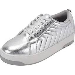 Women'sLace Up Closure Casual - Sneakers with Flat Sole