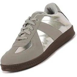 Women Embellished Classic Lace-Up Casual Shoes | Memory Cushioned Comfortable Sneakers