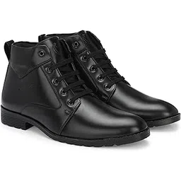 HOWARD Casual Boots For Men ll Synthetic Leather Formal Shoes For Men