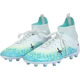 Kyosho Tornado Multi Purpose High Ankle Football Boot with Transparent Studs for Men&Women | Light Weight and Durable Football Stund, Soccer Shoe
