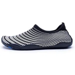 ZOOMELLA Men's Quick-Dry Water Shoes for Beach Swimming Surfing Yoga EU 39 Black Gray