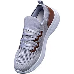 Ease Walk Snug Sneakers for Men | Breathable Knit, Stretchable Fit & Cushioned Comfort for Everyday Walking