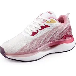 Women Mesh Lace Up Running Shoes