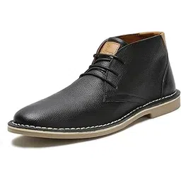 Chukka Boots for Men | Leather High Ankle Casual Boot | Formal Office & Business Wear Shoes | Hiking | Stitch Down Desert Boots (SDCKPD)
