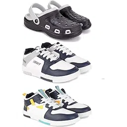 DRACKFOOT Men's Sports Shoes | Lightweight Stylish & Easy to Wear for Men'sGR-SPO-(3-Combo)-3018-1075-1074