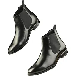 Men's Outdoor Every Day Chelsea Ankle Boots|Soft Cushioned Insole, Slip-Resistance, Dynamic Feet Support, Arch Support & Shock Absorption