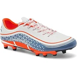 Men's CruiseX Football Shoes - Cushioned Insoles, Anti Skid Shoes with Rubber Studds, Outdoor Lightweight Football Boots Ideal for Hard, Ground Surfaces