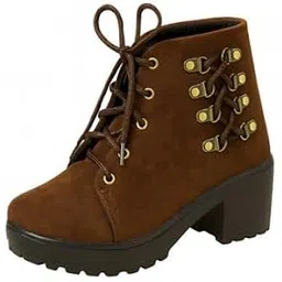 Presents Stylish Women's Laced Boots | Trendy Ankle-Length for All Seasons | Elegant, Durable & Chic Footwear | Casual to Party Wear | Fashionable Boots For Womens & Girls | Newly Designs