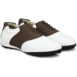 R.B Spikeless Leather Golf Shoes for Men