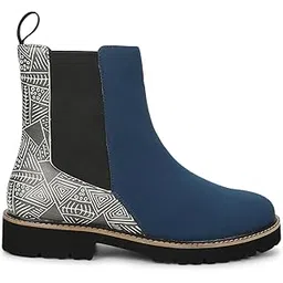 Women Printed Boots Stylish Comfortable Lightweight