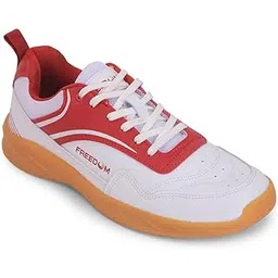 Liberty Freedom SHUSHA Sports Lacing Non Marking Badminton & Paddle/Pickle Ball Shoes for Men with Rubber Sole, Lightweight & Comfortable | Suitable for Table Tennis, Squash and All Indoor Court