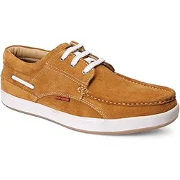 Genuine Leather Sneaker Lace Up | Casual Shoes for Men | TPR Sole