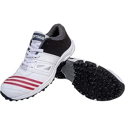 Unisex Cricket Studs Football Studs Running Studs Shoes with PU Sole Speed Series Size 6 (Black)
