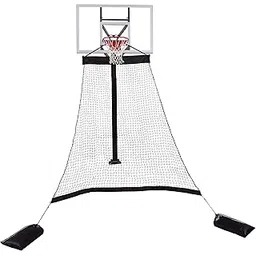 Goalrilla Basketball Hoop Return System Great for Solo Play or Free-Throw Practice and Compatible with Most In Ground Hoops , Black