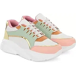 Sneakers Lightweight Multicolour Sneakers for Women/Girls