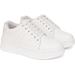 Women’s Casual Sneakers – Low-Top Walking Gym Shoes with Comfortable Cushioning, Breathable Design Anti-Slip Sole