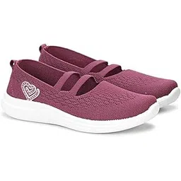 Women's Casual Knitted Sole Comfortable Grip Slip On Sneaker for Office