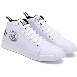 Comfortable & Breathable Resin Lace-Ups Casual High Tops Snearker Shoe for Men l Sports Shoes for Men | Walking Shoes for Men | Gym Shoes for Men & Boys |PEN-1033