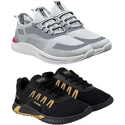 Shoes, Men's Sports Shoes, Perfect Sport Shoes & Running Shoes for Men's (Pack of 2 Combo)