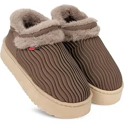 Comfortable Indoor/Outdoor Winter Fur Snow Boot |Thick Sole ShoesFor Women