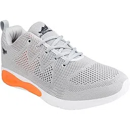 Running/Walking/Sports Shoes (909-L.Grey Orange-7
