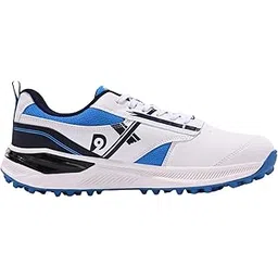 Blaster Men, Rubber Studs, Cricket Shoes, Sun Orange/Diva & Blue/White