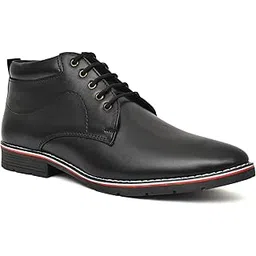 Men's Leather Ankle Lace-Up Boots | Stylish & Durable Footwear for Work, Casual & Outdoor Wear