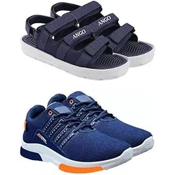 Exclusive Range of Fashion-Forward Comfortable Sports Running Shoes for Men (Pack of 2) Multi
