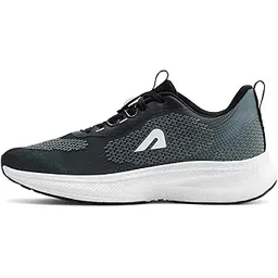 BoldFit Running Shoes for Man Anti Slip Sports Shoes Breathable Men Shoes Soft Sole Gym Shoes for Men Workout Lightweight Walking Shoes for Man mesh Running Shoes for Men Sport Shoes- 10, Black White