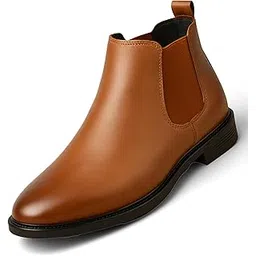 Men's Slip On Fashion Chelsea Boots | High Tops, Soft Cushioned Insole, Comfortable Fit, Trendy, Stylish Boots