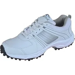 Radius Blue PU Rubber Stud Cricket Shoes for Boys