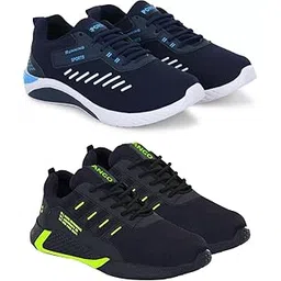 Men’s Daily Running Shoes – Lightweight Sports Pair Set of 2 Multi