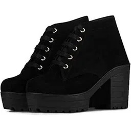 Women's Fashion Casual Outdoor High Heel Ankle Boot
