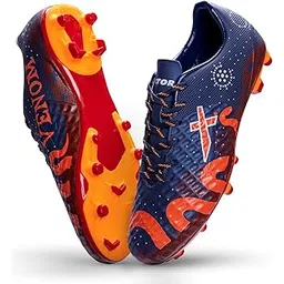 Venom Football Studs/Shoe PU Upper/TPU Sole Material/Lace-Up Closure for Men/Comfortable Soccer Shoes