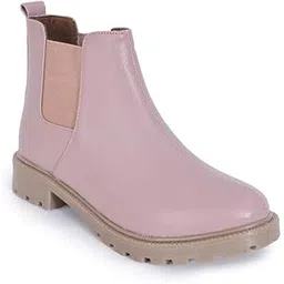 Women Block Heeled Chelsea Boots