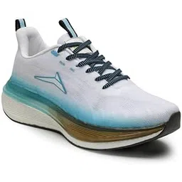 Flying Fury Men's Sports Running Shoes Mesh Upper Lace Up Design Soft Cushioned Memory Foam Insole Extra Grip Anti Skid Comfortable Lightweight Durable for Gym, Walking, Jogging & Everyday