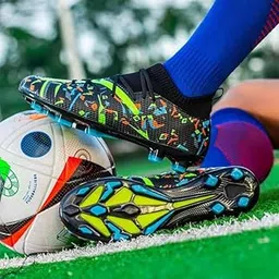 Professional Soccer Cleats for Men - Low-Cut Training Football Boots for Grass & Turf Fields