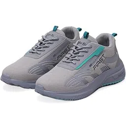 Men's Grey Mesh Walking Shoes for Men - 6 UK