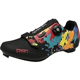 TRENDYNEST Road Bike Cycling Shoes Riding Shoes Fits Look/SPD/SPD-Sl Cleats Black 45 | Cycling | Cycling Shoes & Shoe Covers | Men