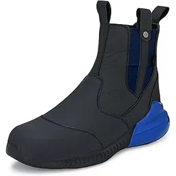 Genuine Leather Steel Toe Boots With Anti Skid Sole