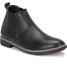 Men Synthetic Leather Formal Chelsea Boots