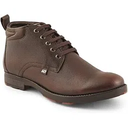 Men's Genuine Leather Boots (Brown)