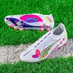 SAI INDER KALA Men's Low-Cut Soccer Cleats for Fast Gameplay on Turf & Artificial Grass - Lightweight Football Boots for Training & Matches