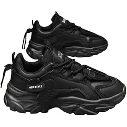 Korean Style Chunky Sneakers for Women 2025 Party & College Wear Shoes Double Less.