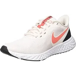 Women Running Shoe WMNS Revolution 5-Light Soft Pink/Magic Ember-Black-White-Bq3207-605-3.5